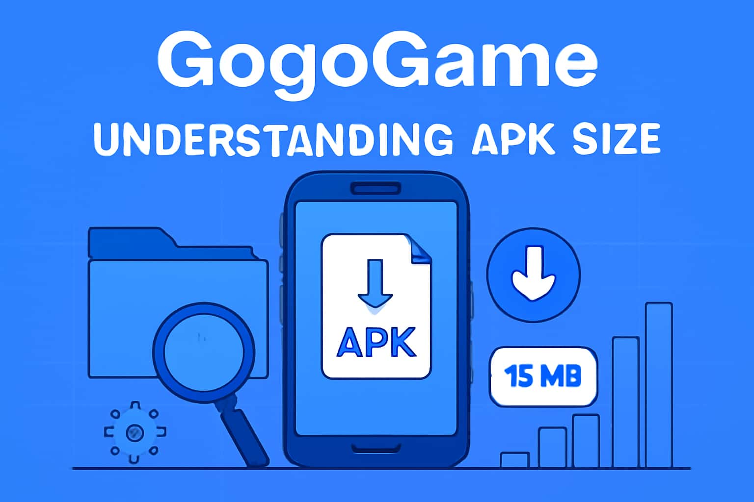 An informative visual representation of GogoGame APK Size.