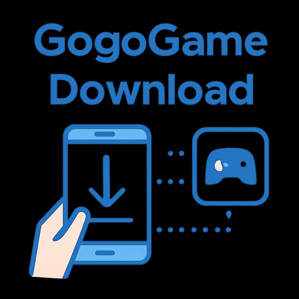 Diagram explaining GogoGame Download process.