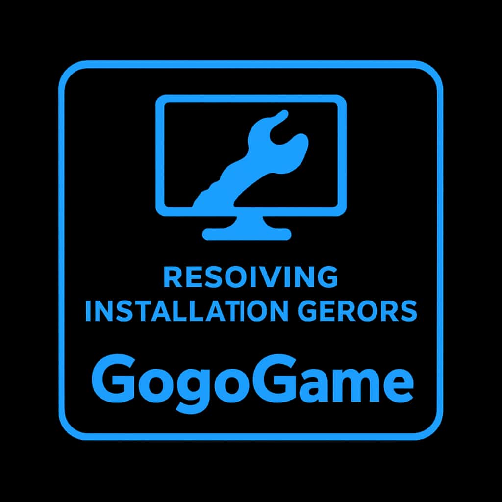 An icon representing assistance with GogoGame installation errors.