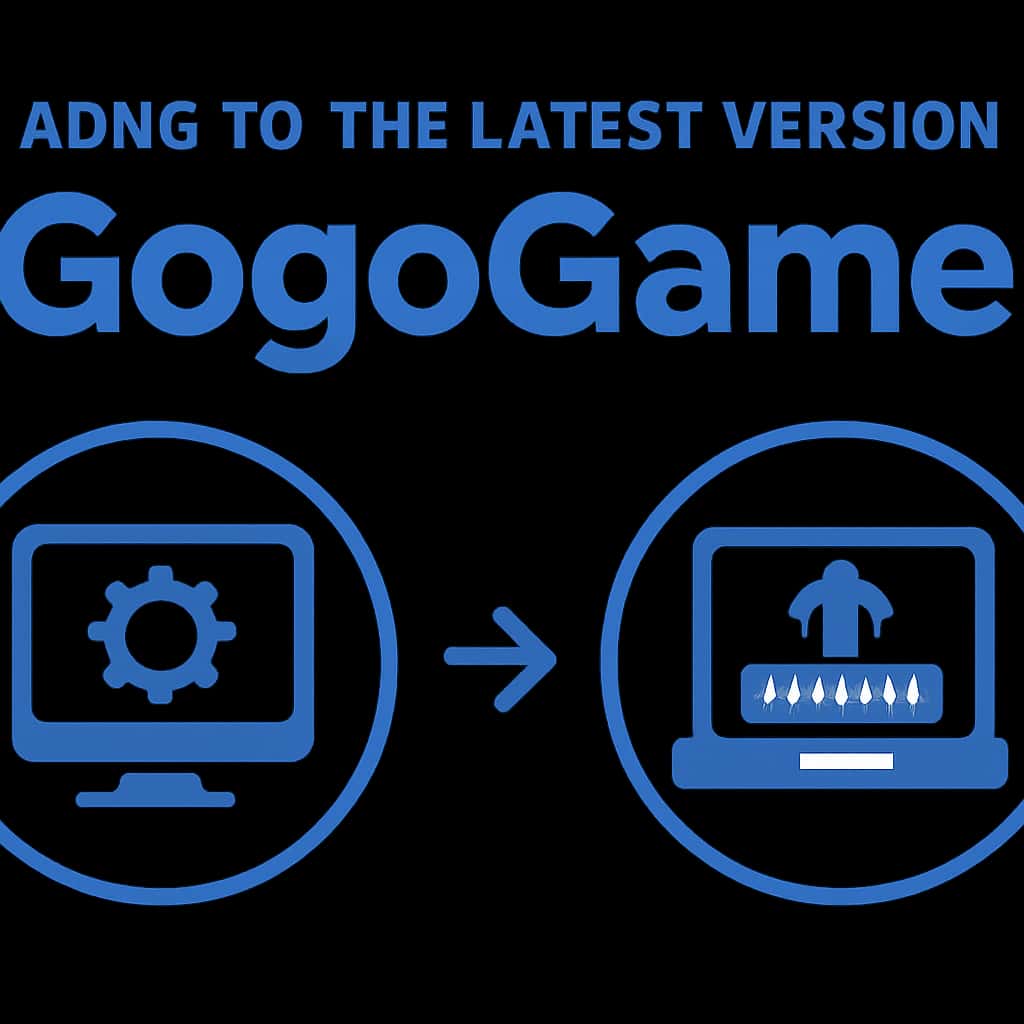 A diagram showing the steps to update GogoGame effectively.