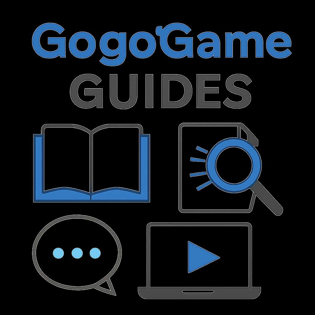 Illustration that clarifies the topics covered in GogoGame Guides.