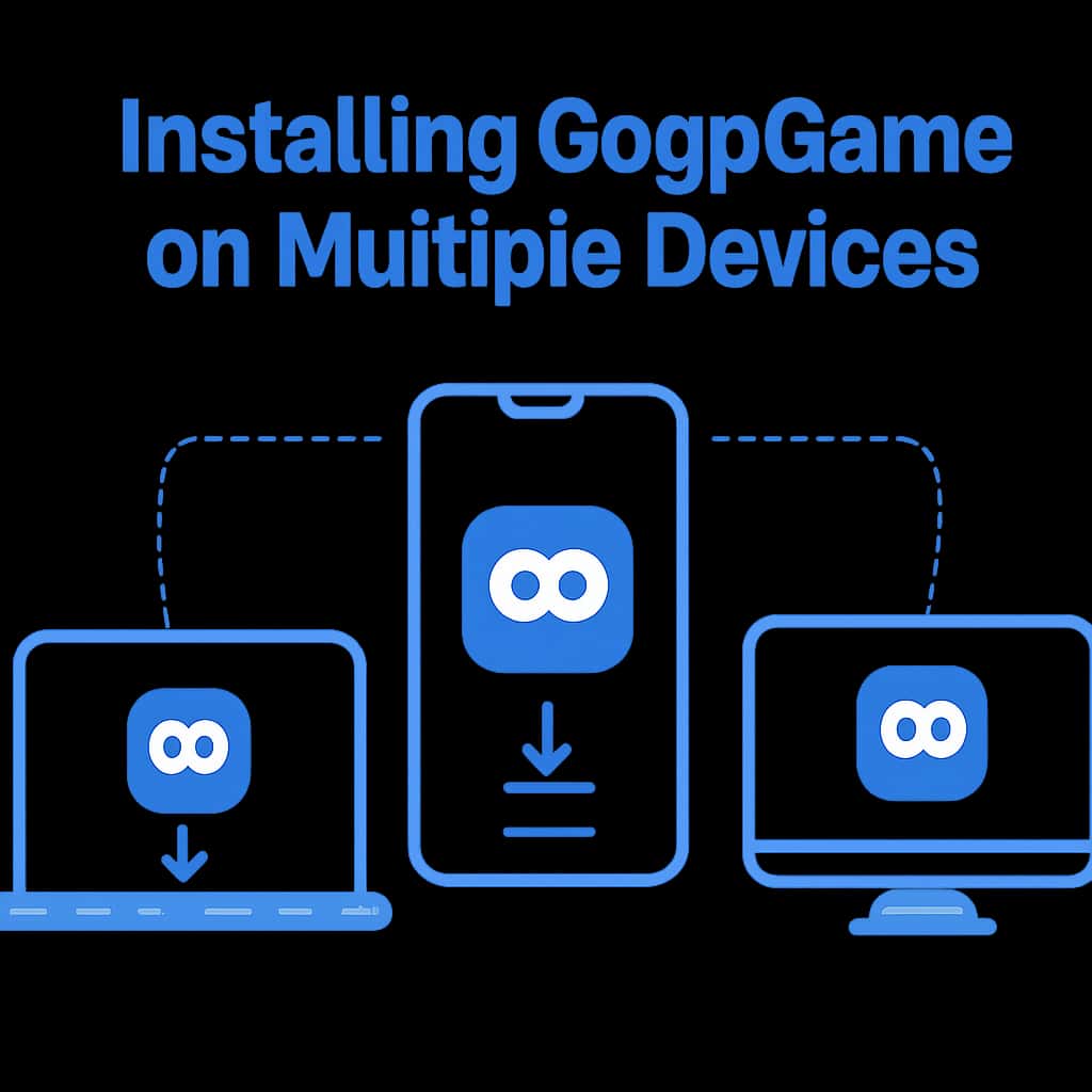 Illustration of the installation process for GogoGame.