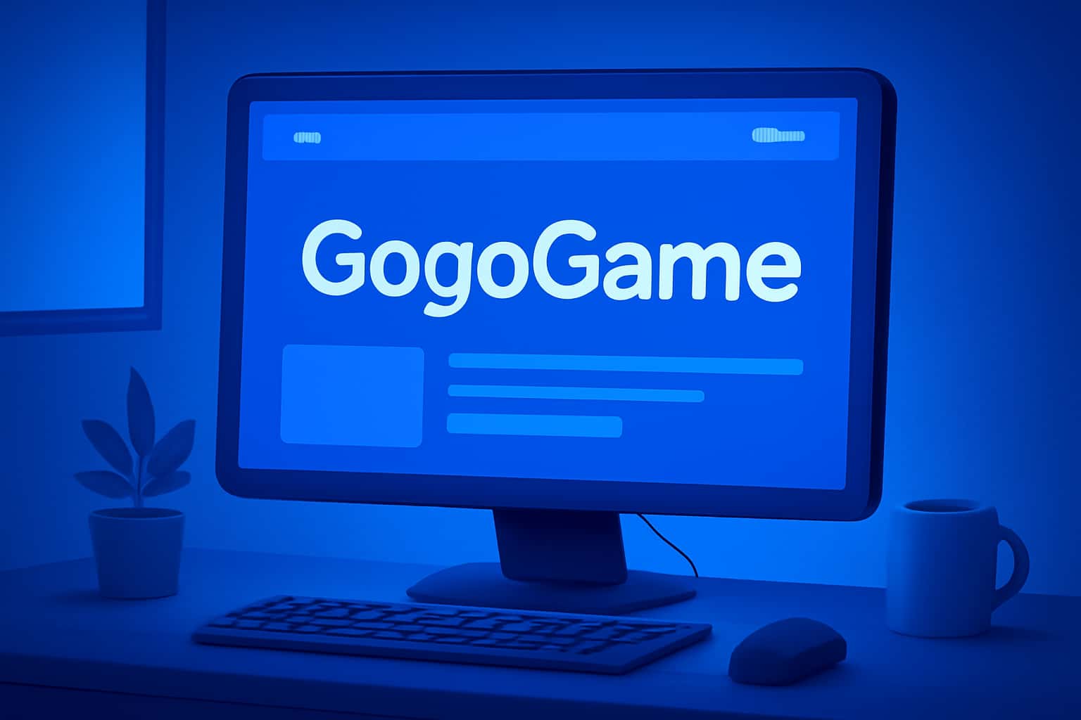Informational scene showcasing GogoGame Updates.