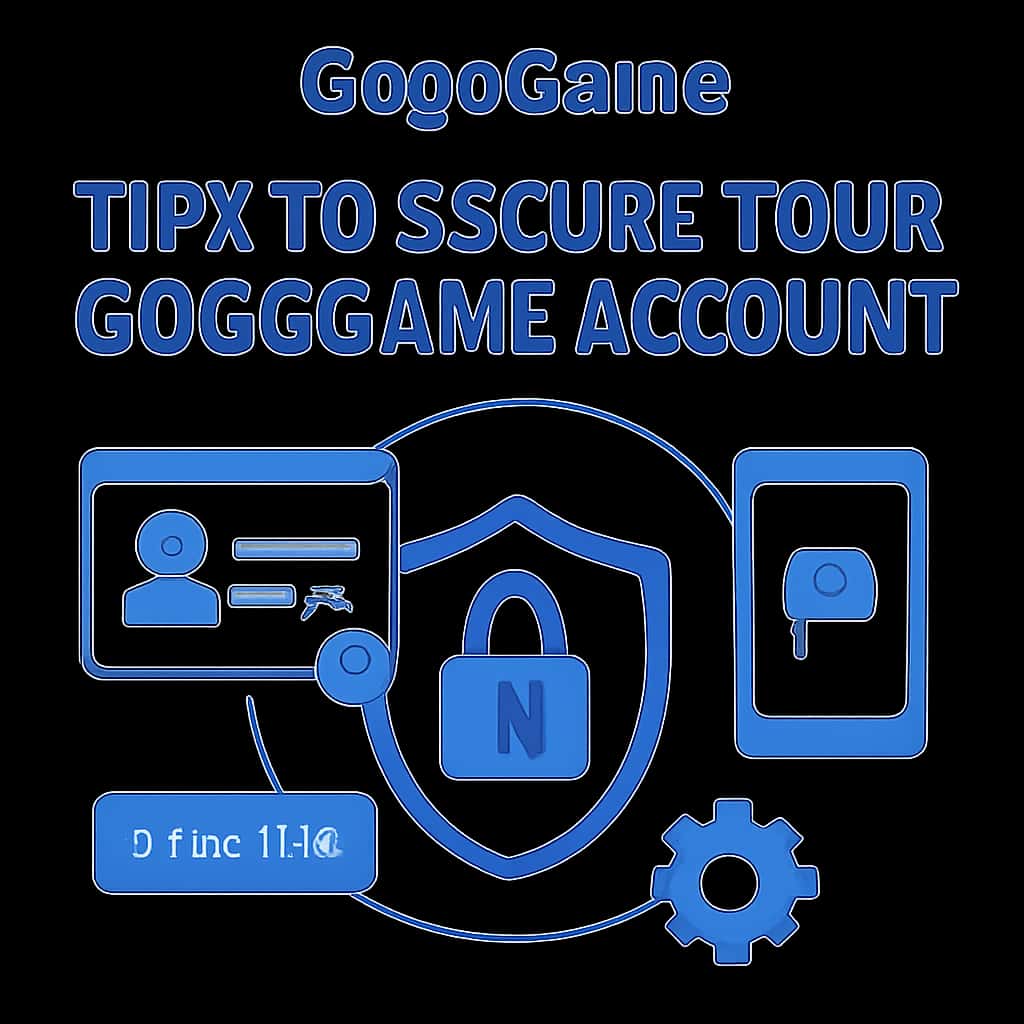 An educational illustration on securing your GogoGame account.